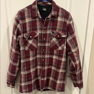 Plaid Button-Up Shirt